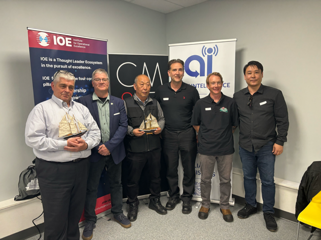 David Fitzpatrick, Myself David McNally, Sensei Hyodo, Michel Raymond CME-NS, Troy Lenihan Senior Director Eden Valley Poultry ad Alex Mihara CME-NS